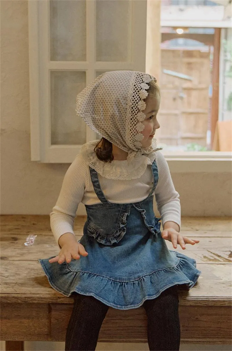 Girl Dresses Mother Kids South Korean Children Girls Ruffled Fish
