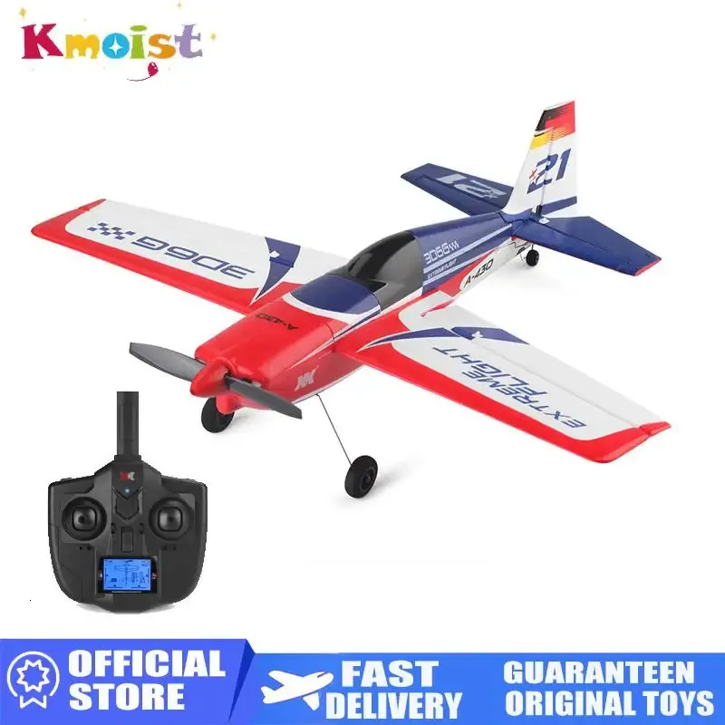 Модель самолета Wltoy Xk A430 5Ch Rc Самолет Бесщеточный двигатель 3D 6G Система Пенопластовый планер Моделирование 2,4G Игрушка с радиоуправлением 231204