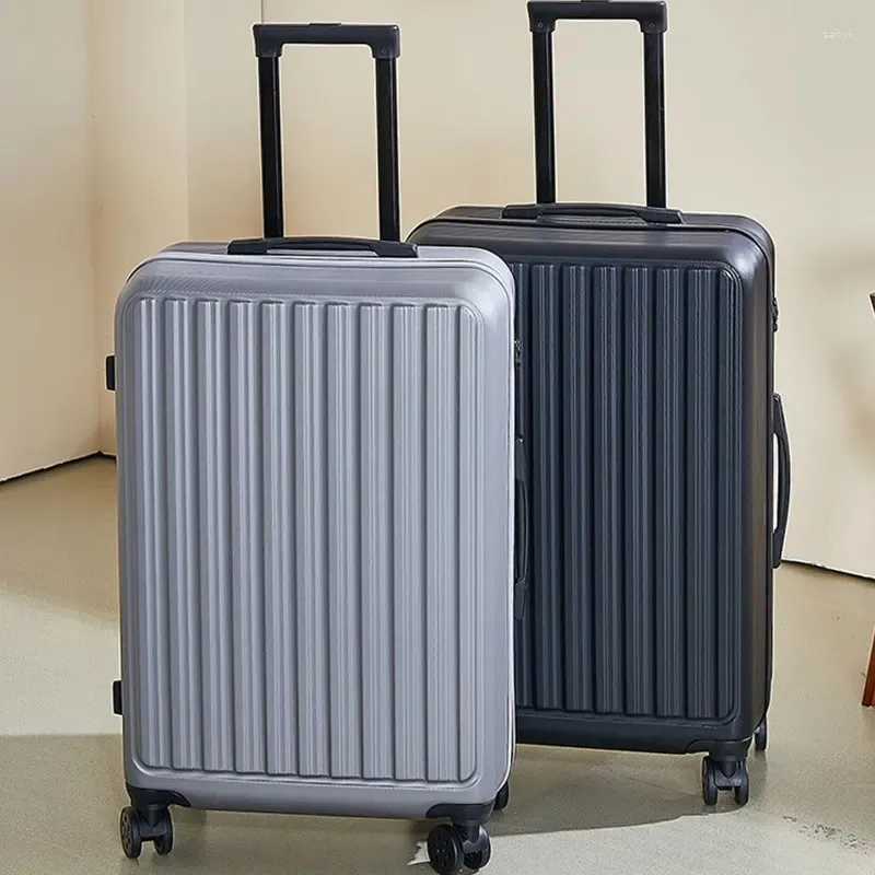 Чемоданы 2024, 34-дюймовая большая вместимость на колесах из АБС-пластика, утолщенная тележка для багажа, 24 дорожных чемодана