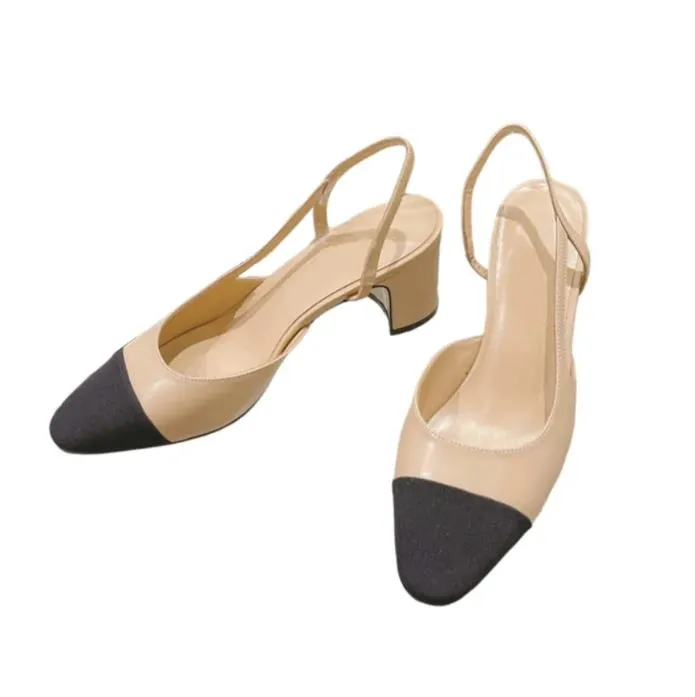 スリングバックespadrilles ballerinasサンダルシューズデザイナー靴靴shoe shoe for woman for chunky heel pumps lofer