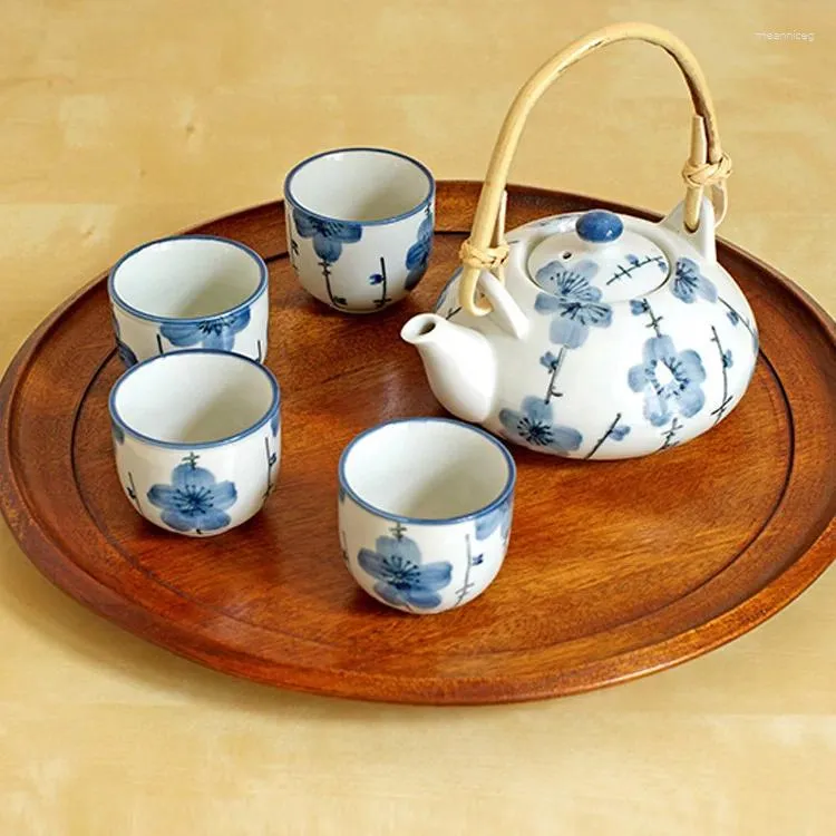 Ensembles de service à thé en céramique, théière exquise, bouilloires, tasse à thé, ensemble chinois en porcelaine, verres de cérémonie