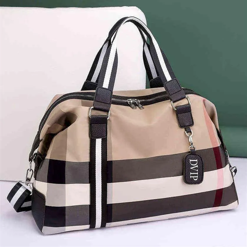 Borsone da donna di design Borsa da viaggio Borsa a tracolla Sport portatile pieghevole Borse da viaggio fitness Donna Breve viaggio d'affari Singolo Trav2861