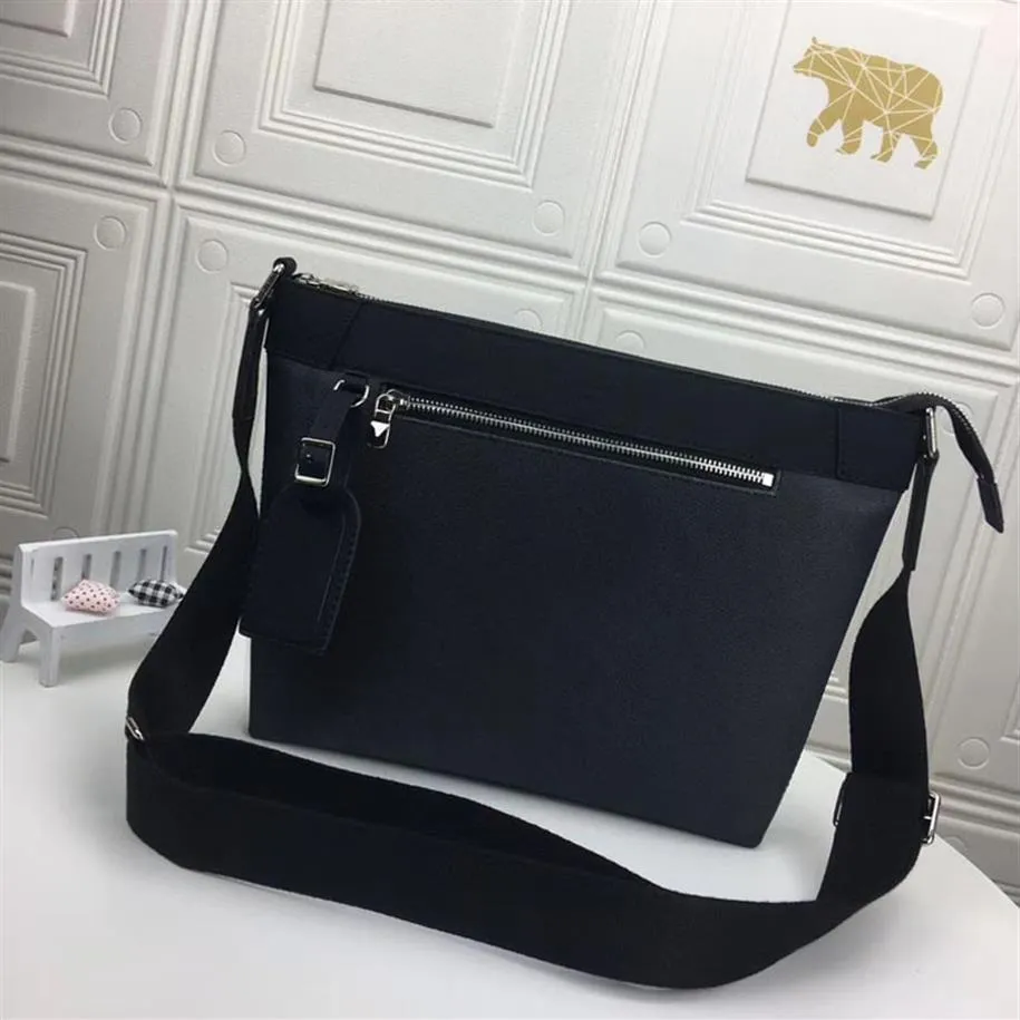 N40003 Mick PM małych mężczyzn Borda Messenger Business Casual Crossbody Projektanci Płótna moda klasyczny czarny skórzany ramię 2803