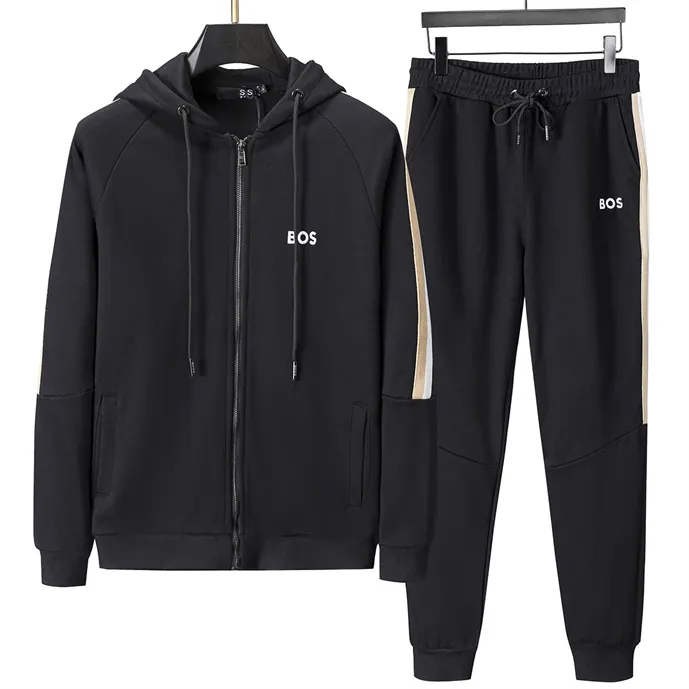 5 Herrspårsduits Designer Mens Tracksuit Luxury Men Sweatsuits Långärmad klassisk modeficka som kör casual man kläder kläder byxor jacka två bit #015