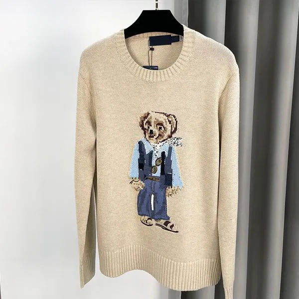 Ralph Sweater Laurence RL Designer Women Knits Bear Sweater Polos