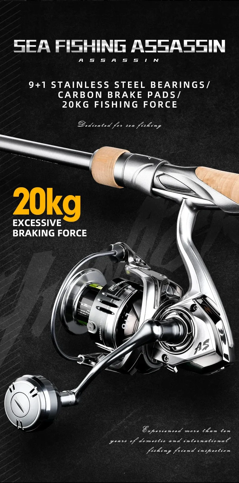 Large Fishing Reel - High Capacity Spinning Reel with Enhanced Drag,  Saltwater Ready, Ideal for Carp Fishing and Long Casting from Dhgate Fly  Fishing Reels2 - price 65.67