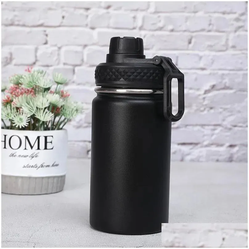 12oz water bottles outdoor mountaineering portable vacuum sports kettle 304 stainless steel childrens thermos cup b3