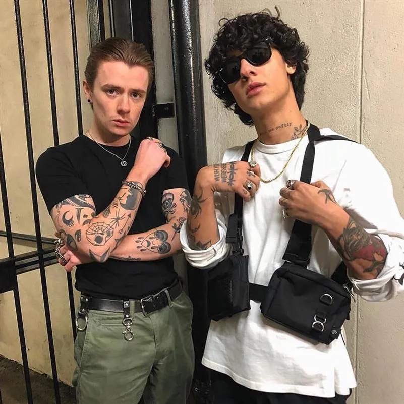 Imbracatura tattica da uomo Borsa per pettorina unisex Hip-Hop Oxford Due tasche Marsupio Tattico Alyx Kanye Gilet funzionale Bag3030
