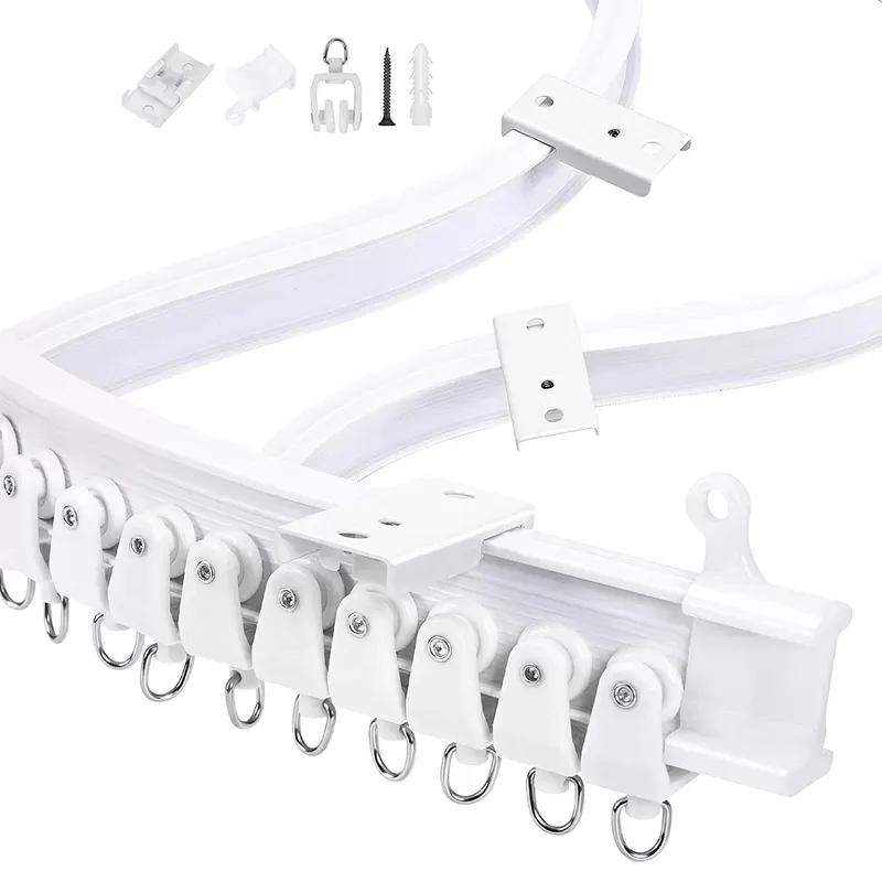 DHgate.com:Flexible Bendable Window Rail Curtain Track Pole