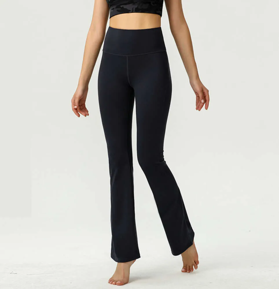Lululemen – pantalon de Yoga pour femmes, coupe évasée, ourlet fendu, Long, intérieur et extérieur, taille haute, jambes fines, Softstreme Fiess Net 455