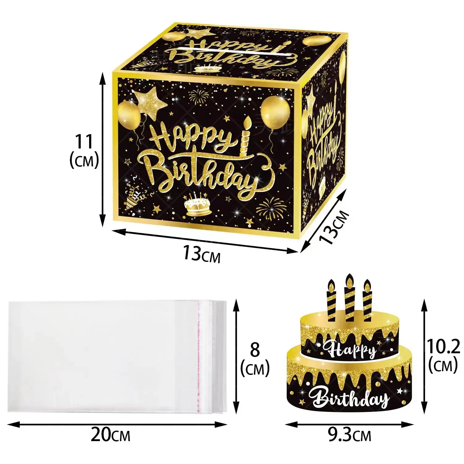 Banner Decorativo Per Compleanno – Nero, Scritta Personalizzabile, Festeggia Con Stile