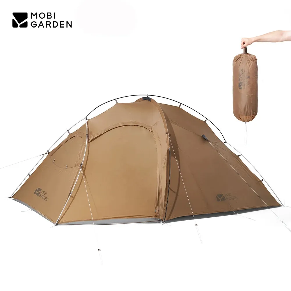 Tält och skyddsrum Camping Bag Packing Tält Knight Delux3 Ultra Light Drecking Proof Windproof Waterproof Portable 2 3 Person 231202