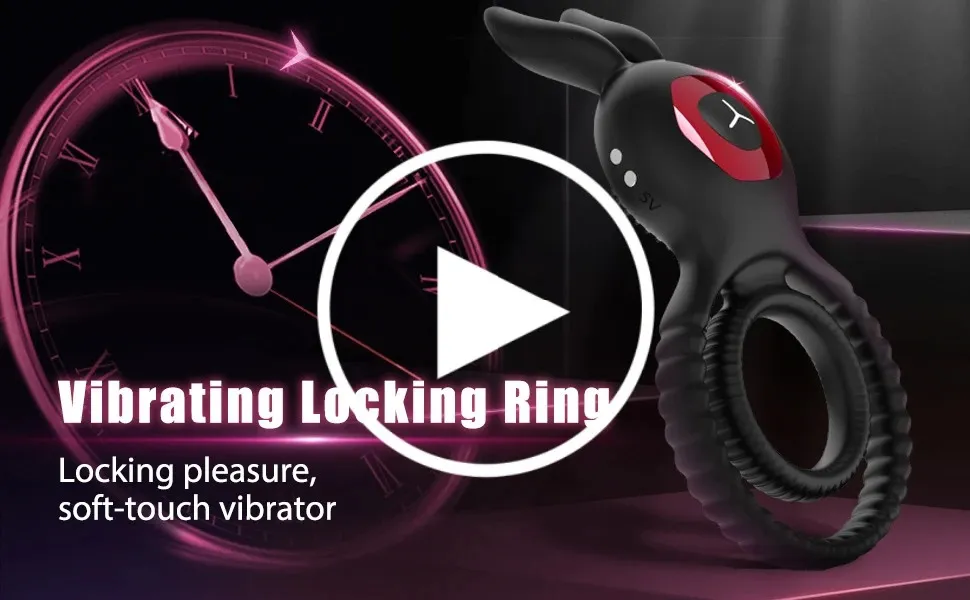 Remote Control Vibrating Cock Ring for Men, Penis Ring for Delay