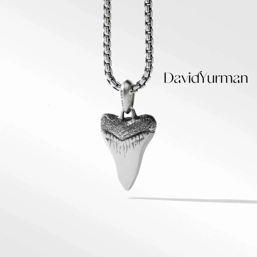 Necklace Dy Luxury Designer TwistedDY New Fashion Shark Teeth Silver Pendant for Direct Sale