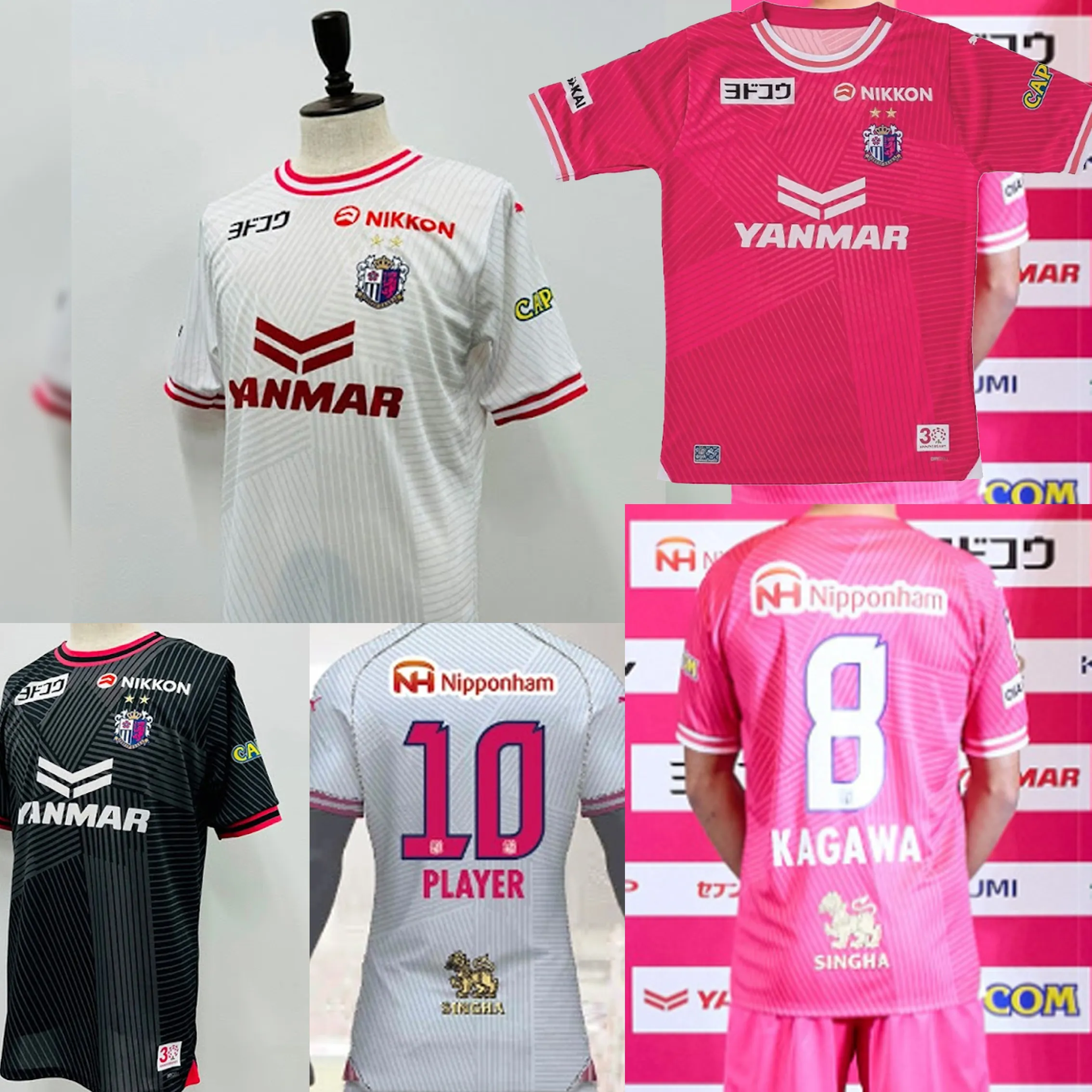 2024 Cerezo Osaka Soccer Jerseys 24 25 J1 League #7 UEJO RIKU LEO CEARA CROUX Soccer Uniform #10 KIYOTAKE KIYOTAKE JINHYEON JONJIC OKUNO Goalkeeper Football Shirts