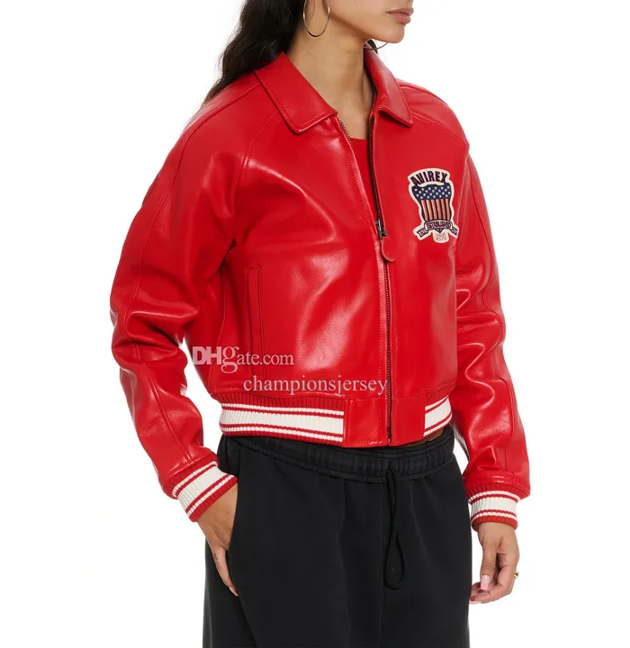 سترة أيقونة اقتصاص Avirex Military Bomber Jacket