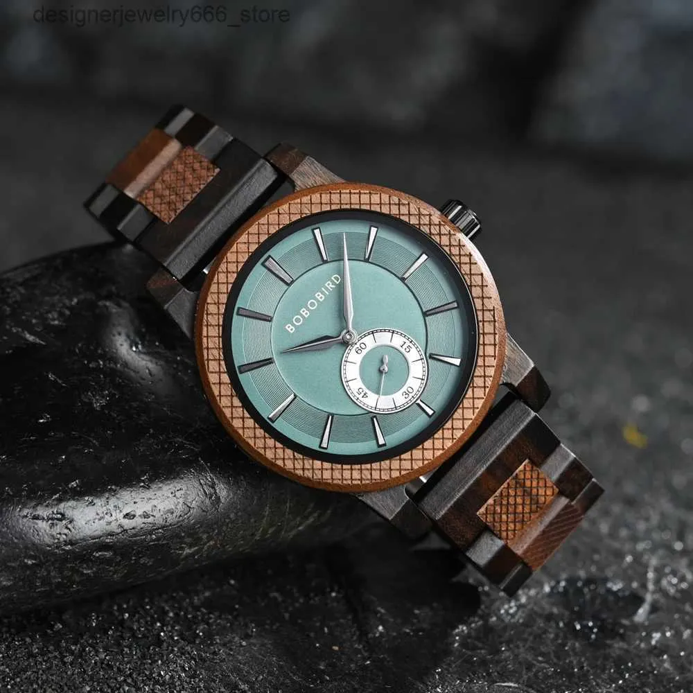 Mens Wooden Watch BOBO BIRD Simplicity Customizable Dropshipping