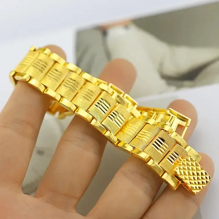 HEVOCY Bracciale A Catena Con Anello Per Donna - Placcato Oro, Lungo 16,5 Cm+estensore, Ipoallergenico, Regalo In Confezione