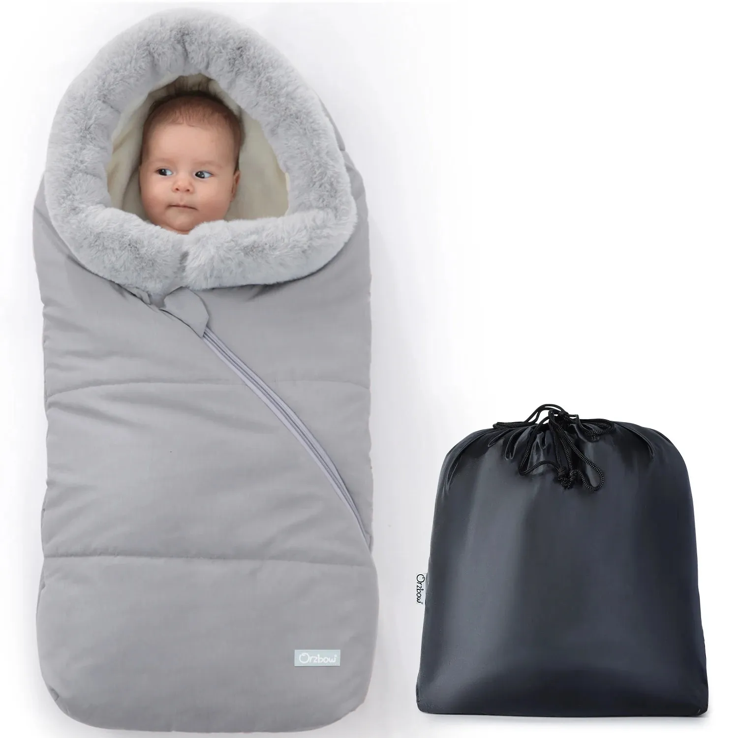 Sacos de dormir Orzbow Nascidos quentes Sacos de dormir Inverno Carrinho de bebê Sleepsacks Bebê Envelope Footmuff Crianças Kid Carrinho Pram Sleep Sack 231204