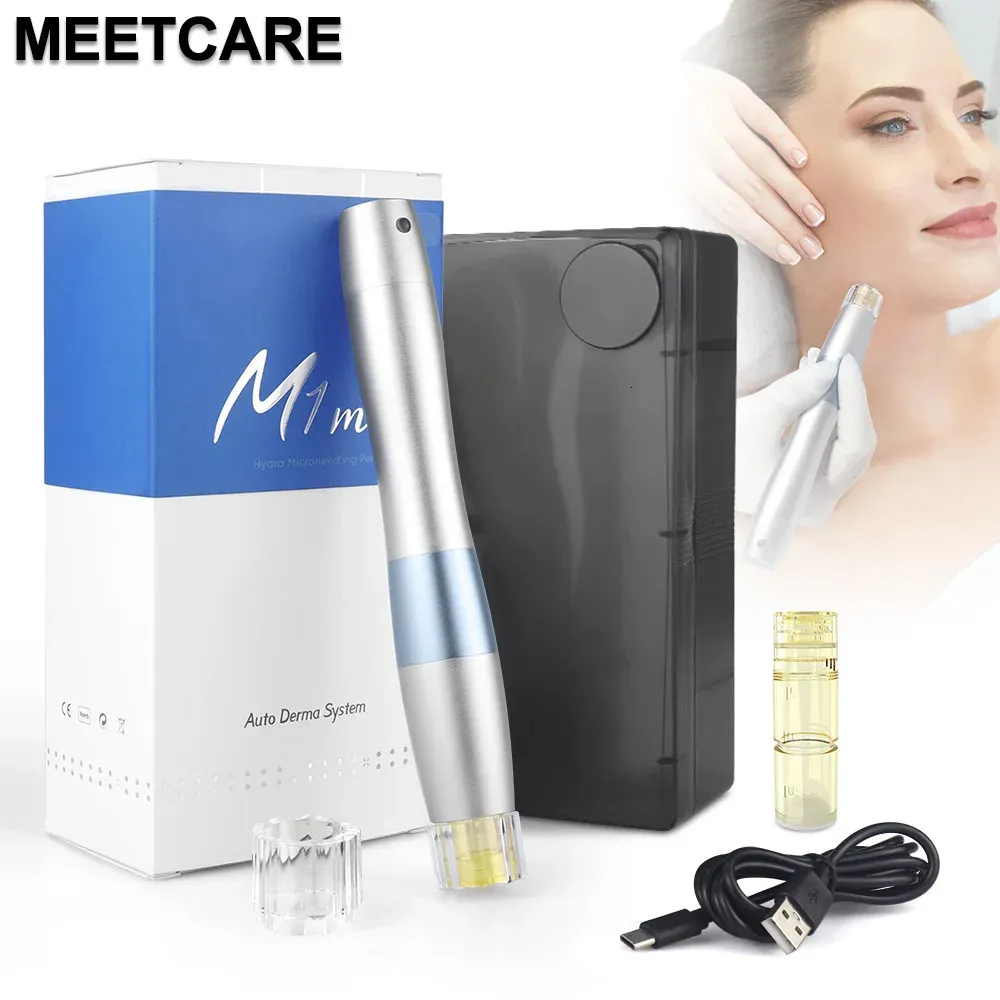 Cleaning Tools Accessories Hydra Mesotheapy Pen Multi Functional Deep Hydrolifting Meso Auto Serum Applicator for Hair Regrowth Skin Tightening 231204