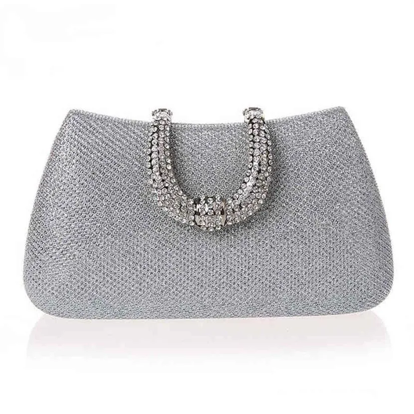 NXY Sacs de soirée Luxy Moon femmes cristal U Diamant fermoir pochettes paillettes argent soirée or fête sac à main femme sac à main 2202102957