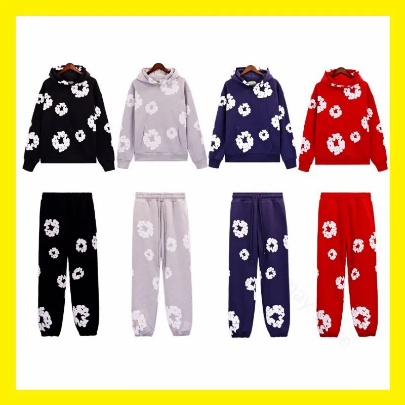 ベストセラー DHgate.com:Mens & Womens Denim-Tear Print Full-Zip Hoodies Clothing