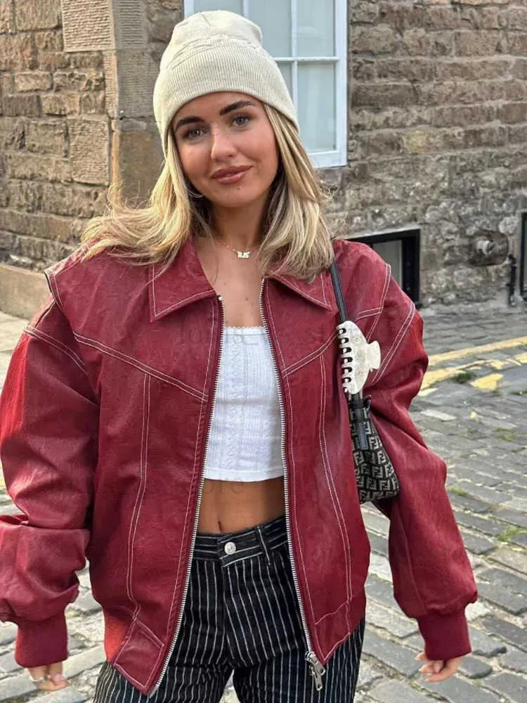Vintage patchwork leather clearance jacket