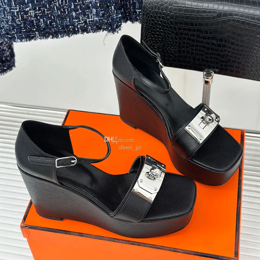 Tan Go Platform Pumps Wedge Sandals Silver Buttons... From Shoes_gz, $80.47  | DHgate.Com