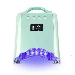 Nail Dryers Product 2023 Supply Love This Diamond Shining Cordless Dryer Machine Portable 78W UV led lamp 231204