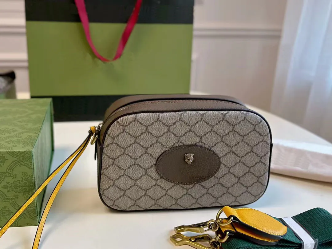 Designer Design High Quality Brand Vintage Tiger Head Shoulder Camera Bag With Serial Number And Chip. From 53 71 DHgate