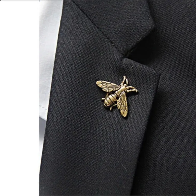 Broches broches mode exquise mignon animal insecte abeille hommes et filles revers broche badge broche bijoux en gros 231202