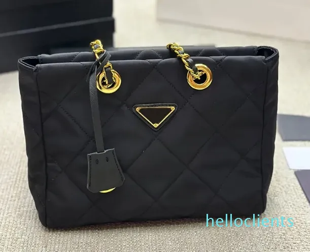 Golden Letter Chain Purse Waterproof Designer Chain Handbag For