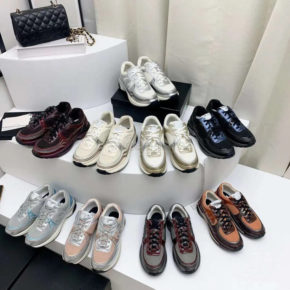 Reflektierende Sneakers aus Kalbsleder und Nylon, Designer-Laufschuhe, Luxus-Damen-Sport-Freizeitschuhe, Schuh, neuer CCity-Sneaker, Damen-Trainer, SDFSF-Stoff, Wildleder-Effekt