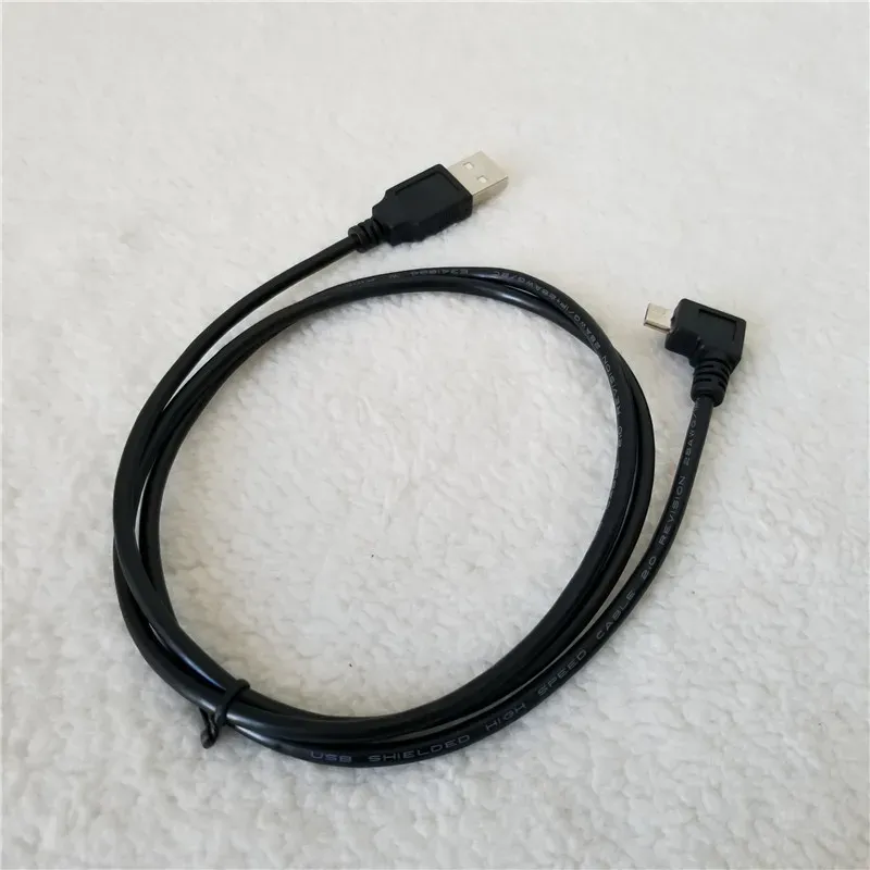 Micro USB haaks buigen naar USB Type A dataoverdrachtkabel verlengdraad voor Android-telefoon Samsung XiaoMi Huawei 1M