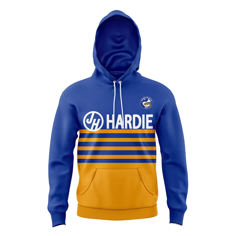 2023 2024 Sudadera con capucha de rugby para niños 23 24 Parramatta Eels Sudaderas con capucha para niños y niñas Sudaderas con capucha para exteriores