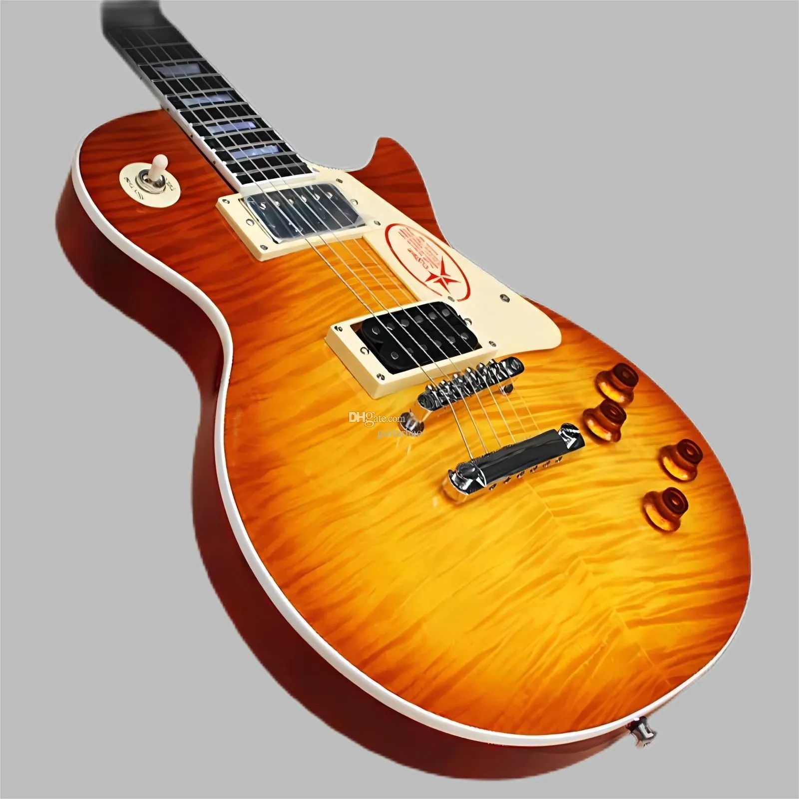 Anpassad butik Jimmy Page Electric Guitar, STD Guitars Samma av bilderna