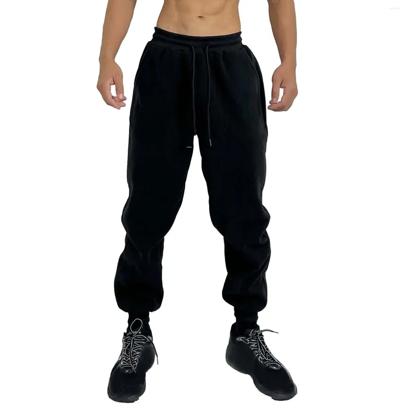 Mens Pants Shaker Warm Drawstring Sweatpants Jogging High Comfort