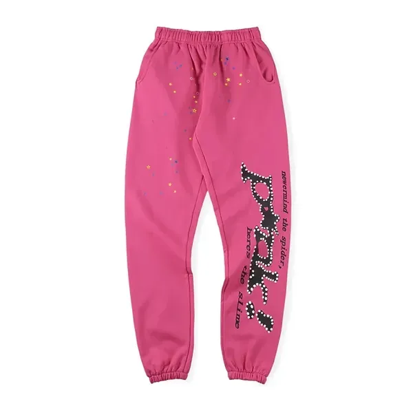 Felpe Rosa Uomo Sp5der 555 Spider Felpa con cappuccio Designer Uomo Puff Print Felpa con cappuccio Young Thug Pullover Nevermind the Heres Slime Poliestere A9