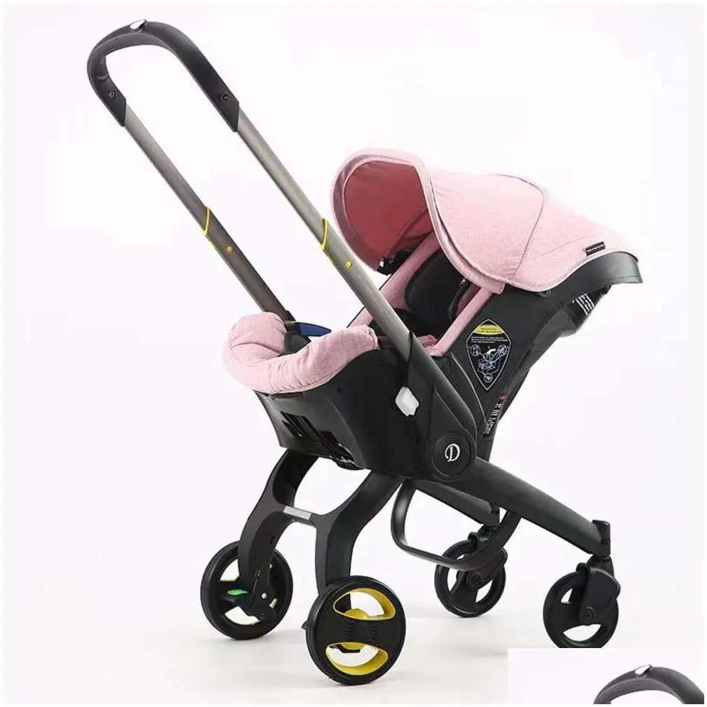 Strollers Baby Kids Maternity 4in1 Car Seat Stroller Born Baby Carriage Bassinet Wagen Portable Travel System with brand soft