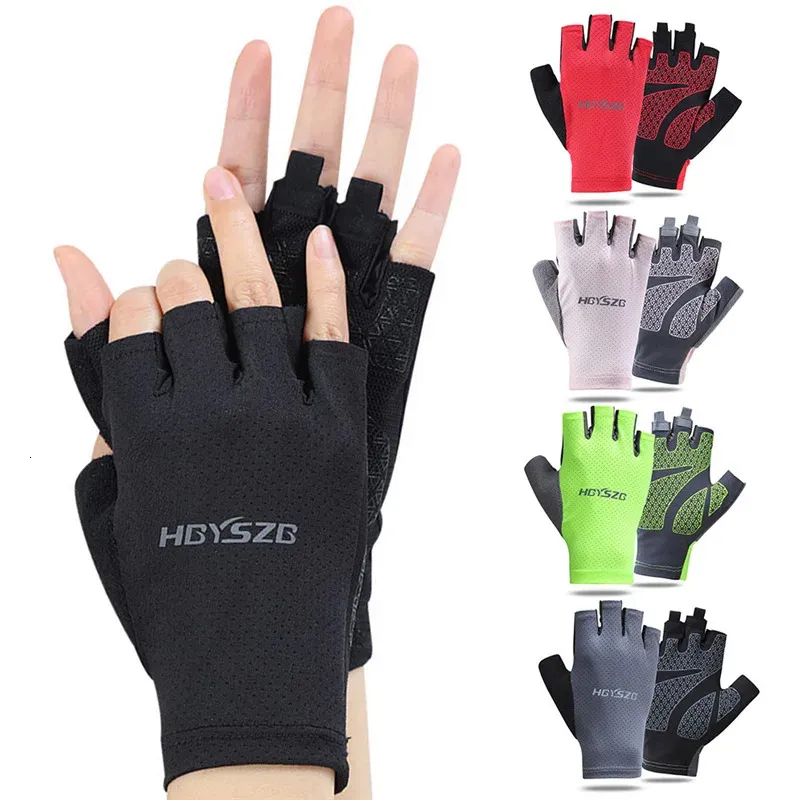 Half Finger Cycling Bike Gloves Gym Fitness With Absorbing Sweat For Men And Women Bicycle Riding Outdoor Sports Accessories