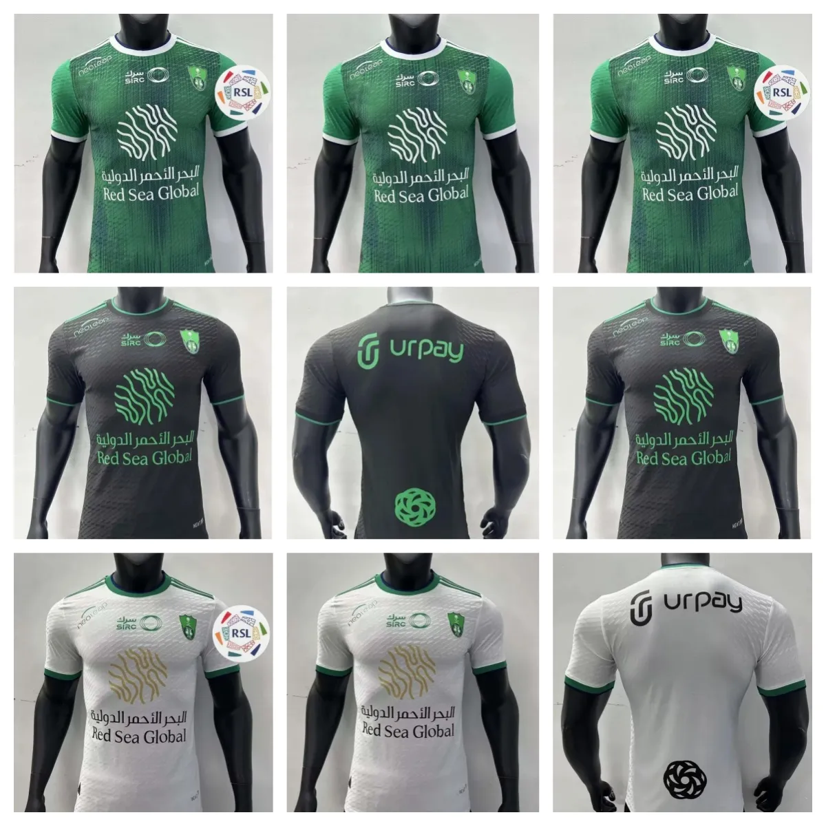 ファンプレーヤーバージョン23/24 Al-Ahli Soccer Jerseys Kids Kit Menss Sets Saudi 2023 2024 Firmino Mahrez Gabriel Veiga Football Shird T Demiral Saint-Maximin Kessie