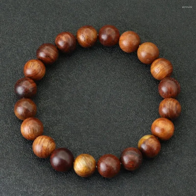 Charm armband noter minimalistiska naturliga träarmband för män 10 mm wenge pärlor braslet meditation yoga buddha braclet leisure pulseira