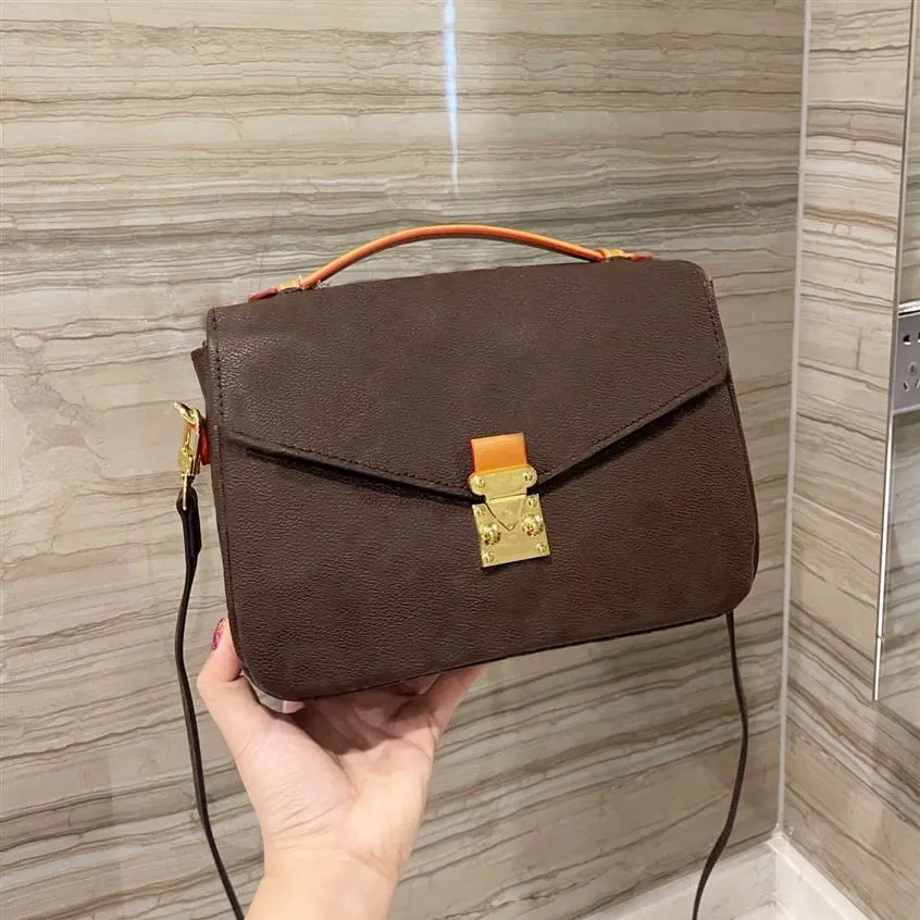 Kobiety torebki torebki skórzane torby na ramię Metis torebka projektant Crossbody Lady Floral Messenger Bag Wysoka jakość285a