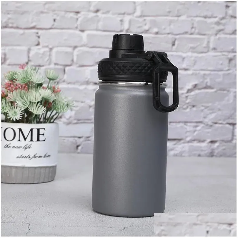 12oz water bottles outdoor mountaineering portable vacuum sports kettle 304 stainless steel childrens thermos cup b3