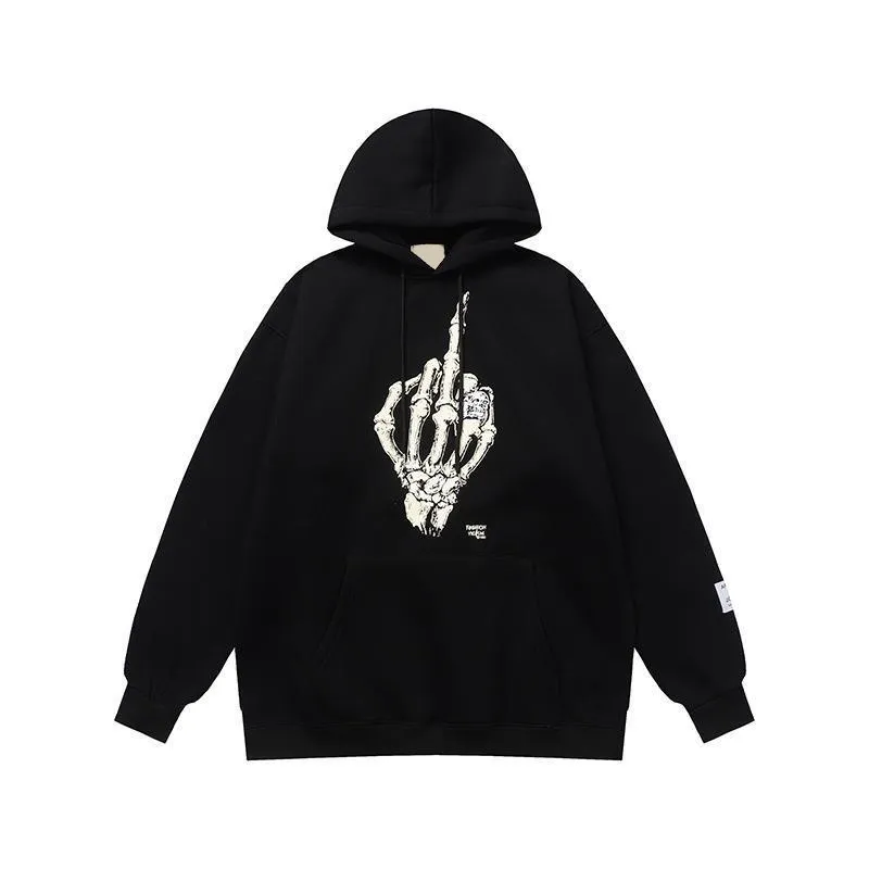 Save Big on Bulk Mens Hooded Sweatshirts Pullover Mens Black Sweatshirt  Hooded Letter Print Couples Top Men Hoodie Woman Hoodies Loose Plus Size