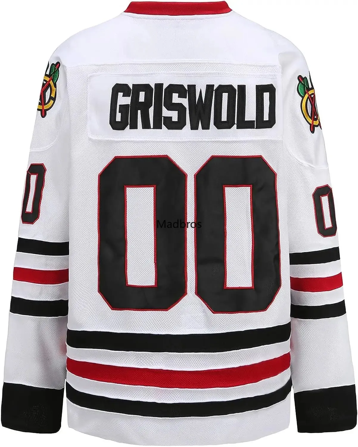 Andra sportvaror Clark Griswold Jersey 00 x Mas Julsemester Film Ice Hockey Classic Sport tröja Mens US Size S XXXL White 231204