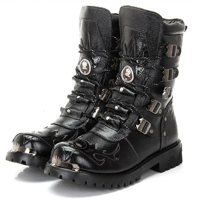Punk sales biker boots