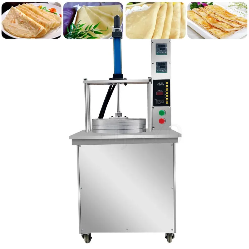 Automatico Pneumatico Tortilla Pizza-Ex Pancake Pane Pizza Crosta Base Pasta Pita Press Presser Forma Naan Fare Macchina