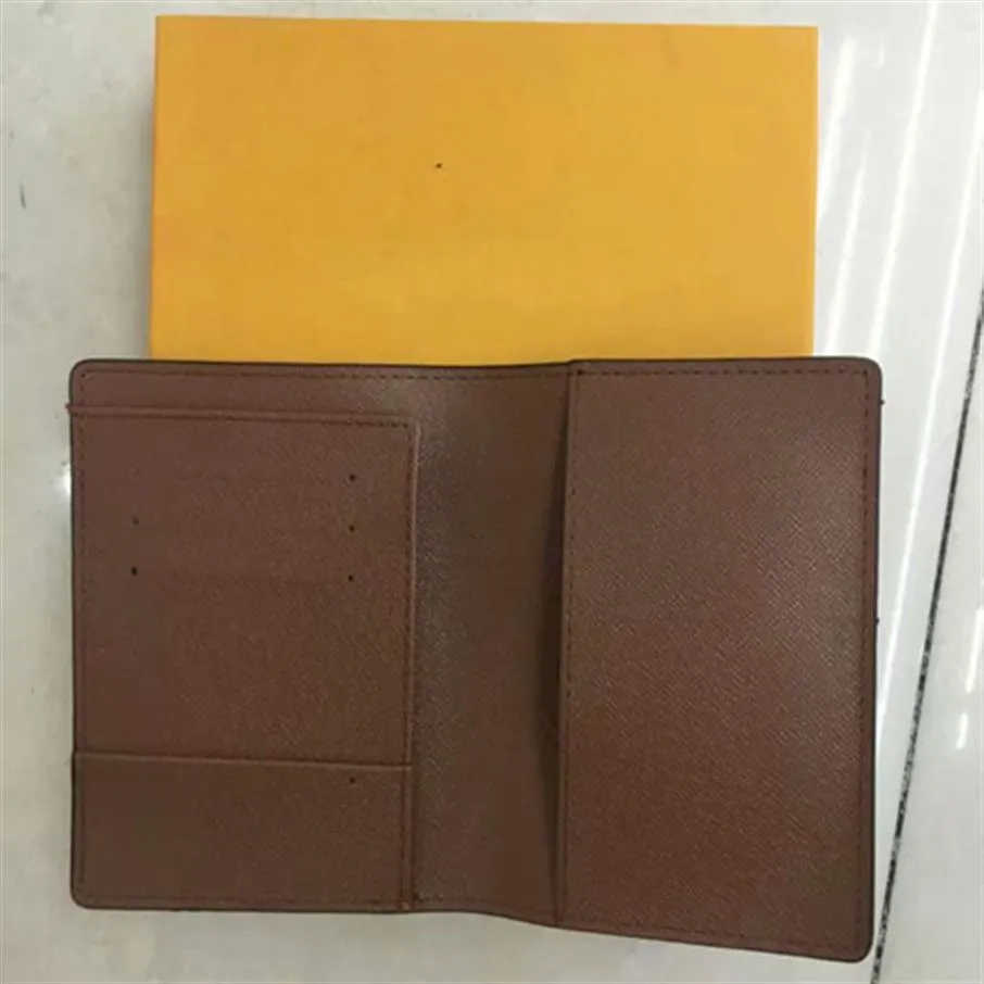 Designer de luxo marca feminina carteiras de couro capa de passaporte marca titular do cartão de crédito titular do passaporte de negócios carteira ma230f