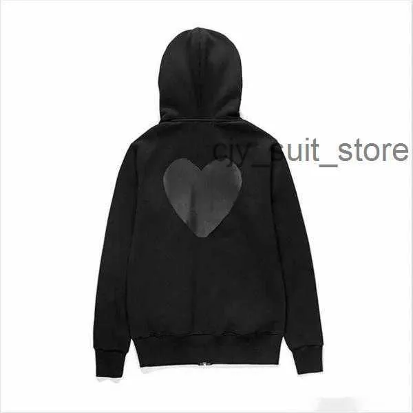 com me des garcons hoodie for mens Hoodie Sweatshirt Play Letter Embroidery Long Sleeve Pullover Women Red Heart Loose Sweater com me des garcon 6 ALC6